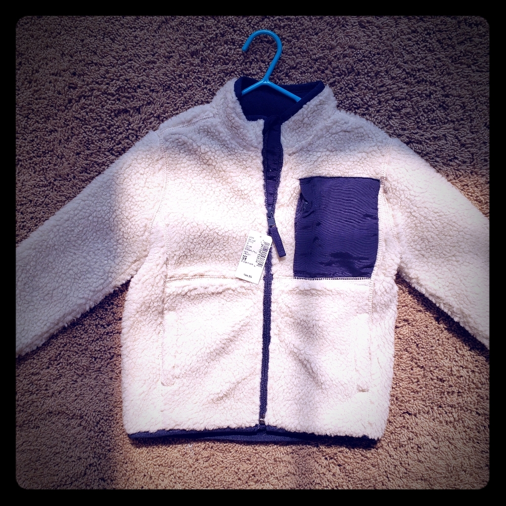 NWT Children's place Sherpa jacket